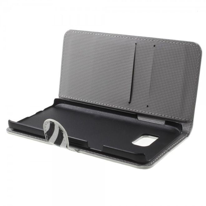 Samsung Galaxy Note 5 Leder Case mit Zebrastreifen