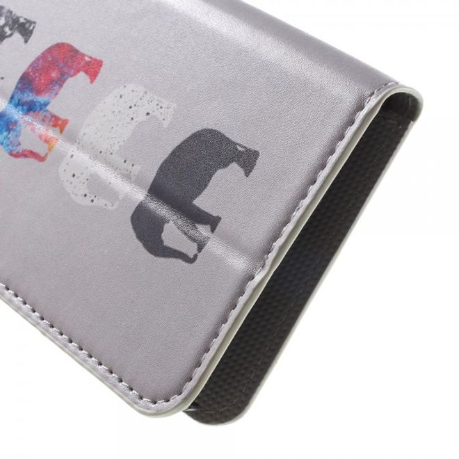 Samsung Galaxy Note 5 Leder Case mit kleinen Elefanten