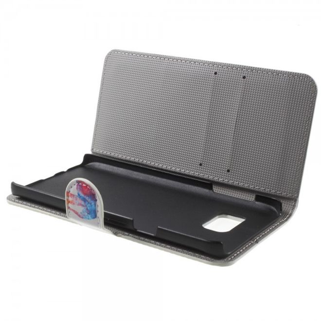 Samsung Galaxy Note 5 Leder Case mit kleinen Elefanten