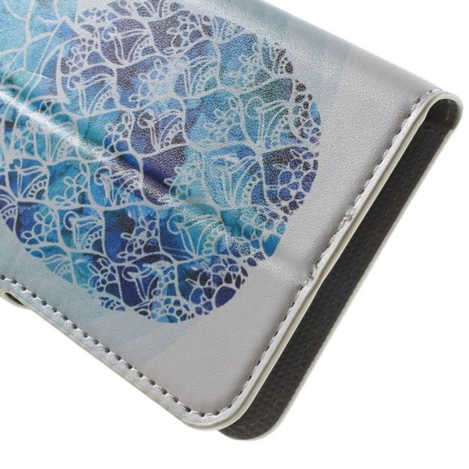Samsung Galaxy Note 5 Leder Case mit blauer Ananas