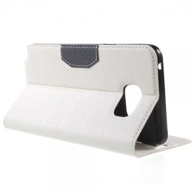 Samsung Galaxy Note 5 Leder Case mit Textur - weiss