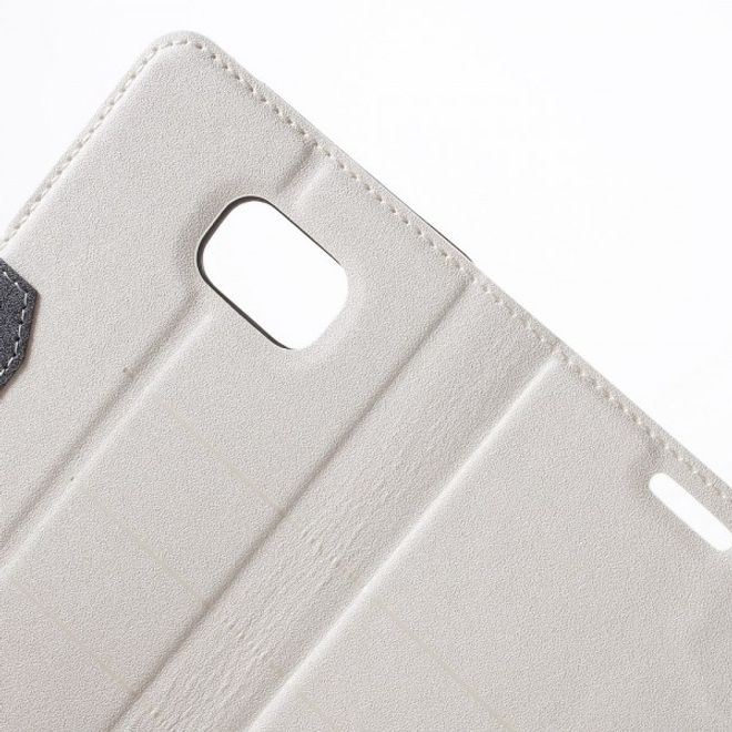 Samsung Galaxy Note 5 Leder Case mit Textur - weiss