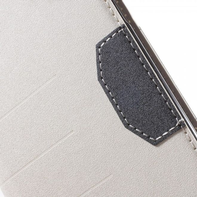 Samsung Galaxy Note 5 Leder Case mit Textur - weiss