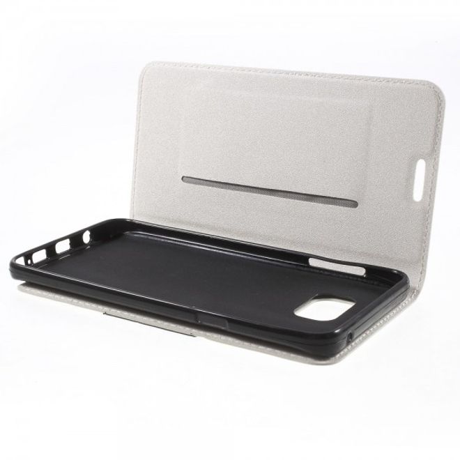 Samsung Galaxy Note 5 Leder Case mit Textur - weiss