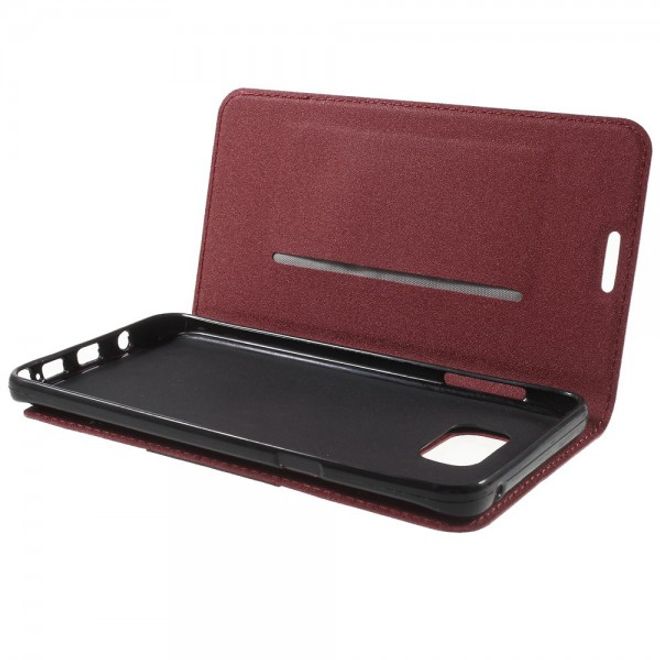 Samsung Galaxy Note 5 Leder Case mit Textur - rot