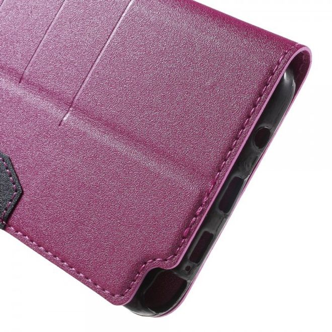 Samsung Galaxy Note 5 Leder Case mit Textur - rosa