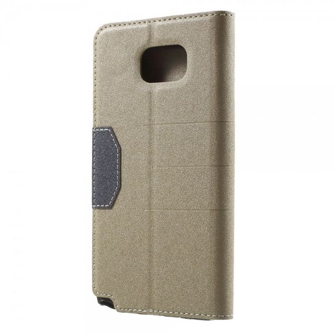 Samsung Galaxy Note 5 Leder Case mit Textur - champagnerfarben