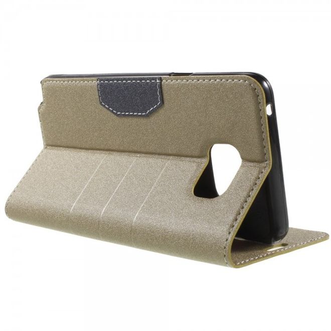 Samsung Galaxy Note 5 Leder Case mit Textur - champagnerfarben