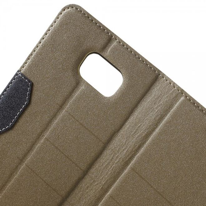 Samsung Galaxy Note 5 Leder Case mit Textur - champagnerfarben