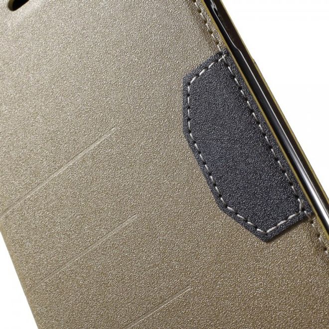 Samsung Galaxy Note 5 Leder Case mit Textur - champagnerfarben