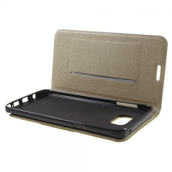 Samsung Galaxy Note 5 Leder Case mit Textur - champagnerfarben