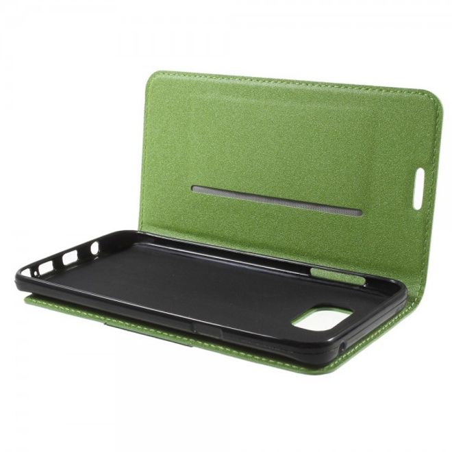 Samsung Galaxy Note 5 Leder Case mit Textur - grün