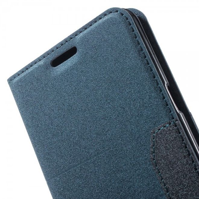 Samsung Galaxy Note 5 Leder Case mit Textur - dunkelblau