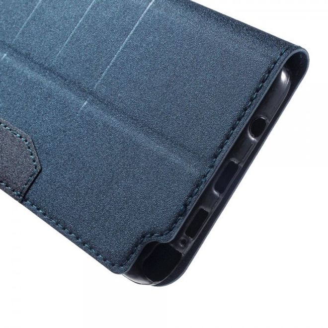 Samsung Galaxy Note 5 Leder Case mit Textur - dunkelblau
