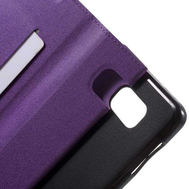 Samsung Galaxy Note 5 Leder Case mit Textur - purpur
