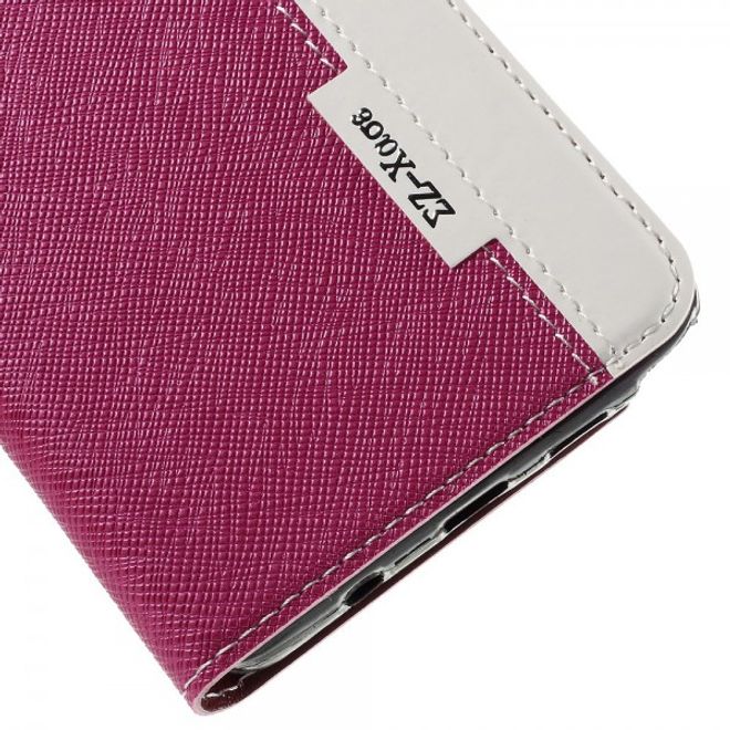 Samsung Galaxy Note 5 Kontrastreiches Leder Case - rosa