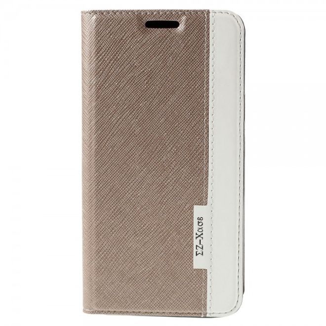 Samsung Galaxy Note 5 Kontrastreiches Leder Case - gold