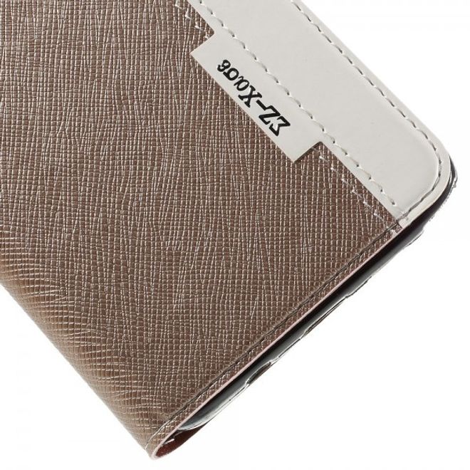 Samsung Galaxy Note 5 Kontrastreiches Leder Case - gold