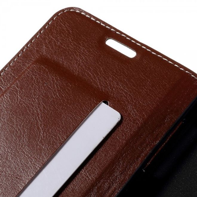 Samsung Galaxy Note 5 Kontrastreiches Leder Case - blau