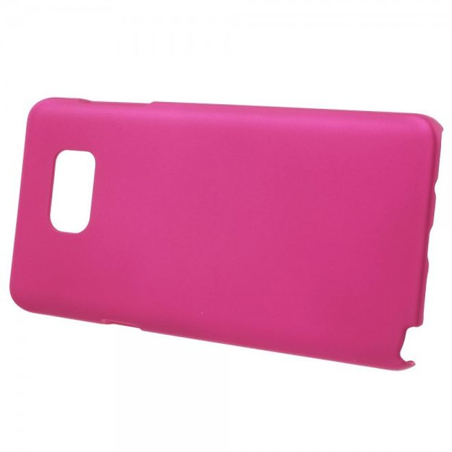 Samsung Galaxy Note 5 Gummiertes Hart Plastik Case - rosa