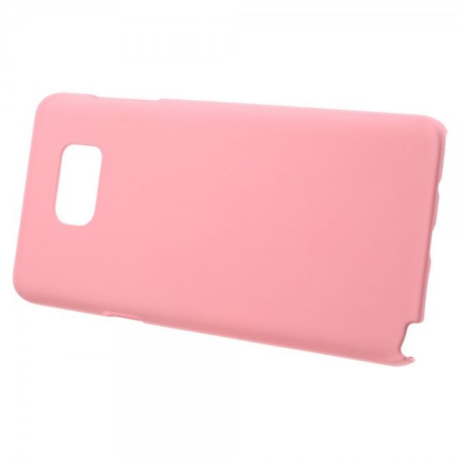 Samsung Galaxy Note 5 Gummiertes Hart Plastik Case - pink