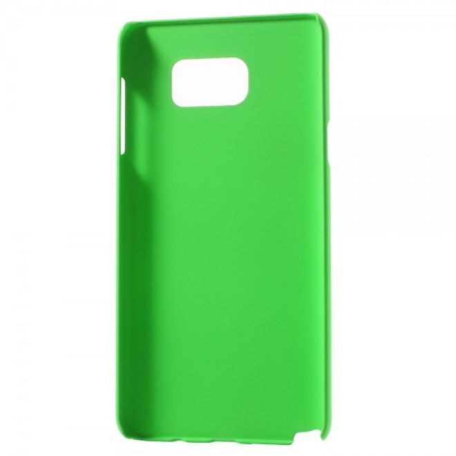 Samsung Galaxy Note 5 Gummiertes Hart Plastik Case - grün