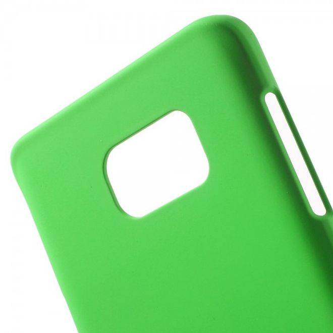 Samsung Galaxy Note 5 Gummiertes Hart Plastik Case - grün