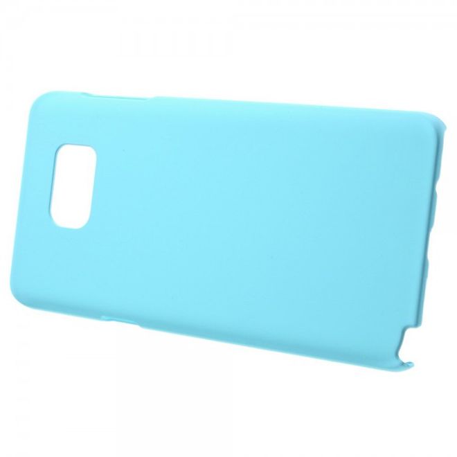 Samsung Galaxy Note 5 Gummiertes Hart Plastik Case - hellblau