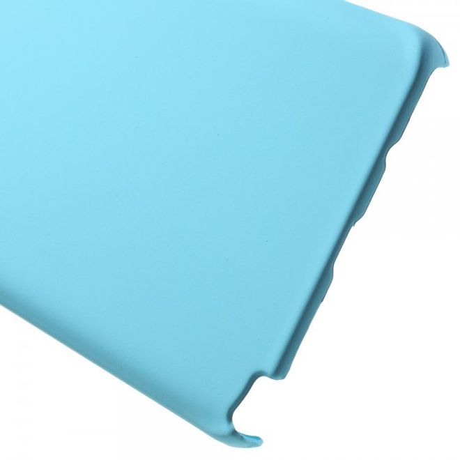 Samsung Galaxy Note 5 Gummiertes Hart Plastik Case - hellblau