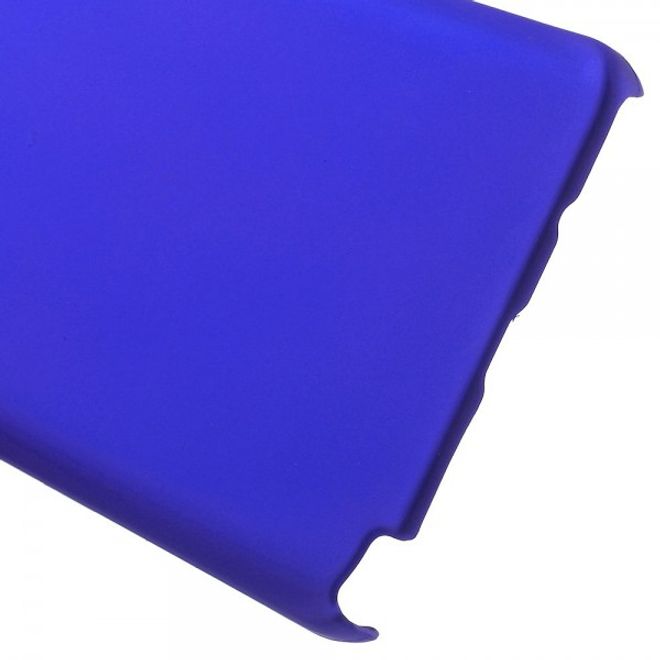 Samsung Galaxy Note 5 Gummiertes Hart Plastik Case - dunkelblau