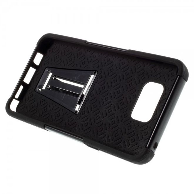 Samsung Galaxy Note 5 2 in 1 Hart Plastik und Silikon Case mit Kickstand