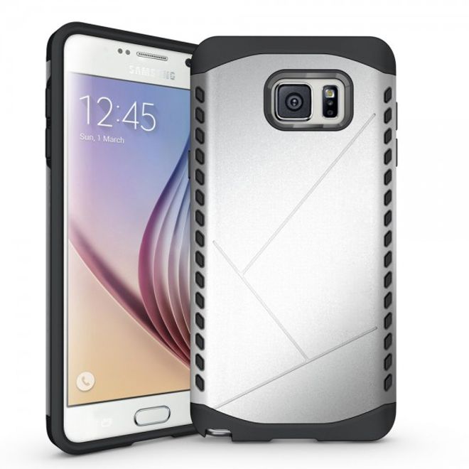 Samsung Galaxy Note 5 Solides Hart Plastik Case - silber