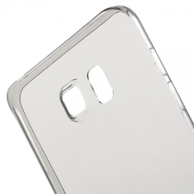 Samsung Galaxy Note 5 Ultradünnes, elastisches Plastik Case - grau
