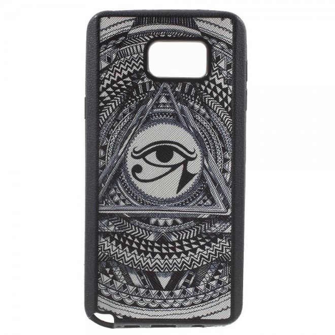 Samsung Galaxy Note 5 Elastisches Plastik Case mit dem Auge des Horus