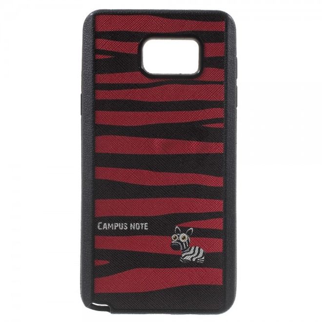 Samsung Galaxy Note 5 Elastisches Plastik Case mit Zebrastreifen