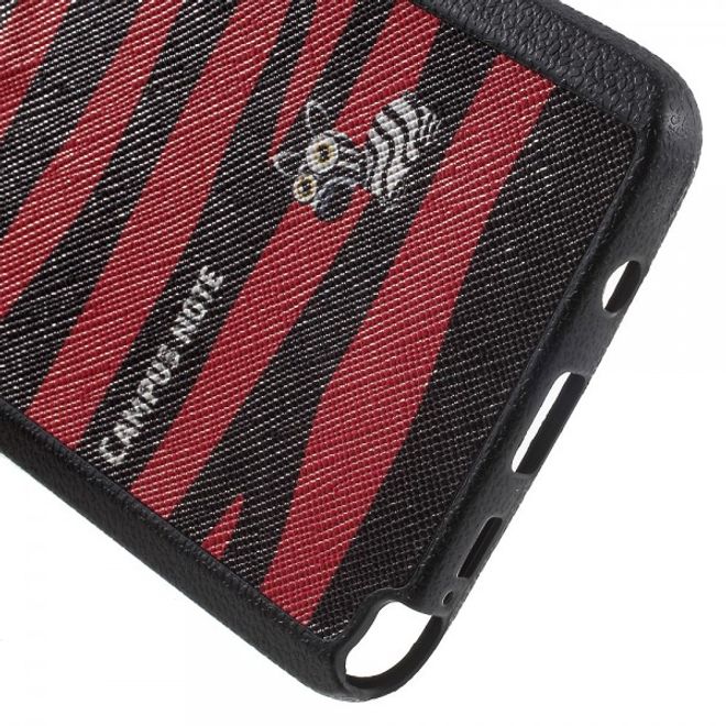 Samsung Galaxy Note 5 Elastisches Plastik Case mit Zebrastreifen