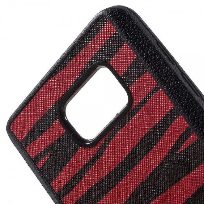 Samsung Galaxy Note 5 Elastisches Plastik Case mit Zebrastreifen