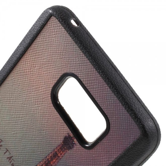 Samsung Galaxy Note 5 Elastisches Plastik Case mit Eiffelturm