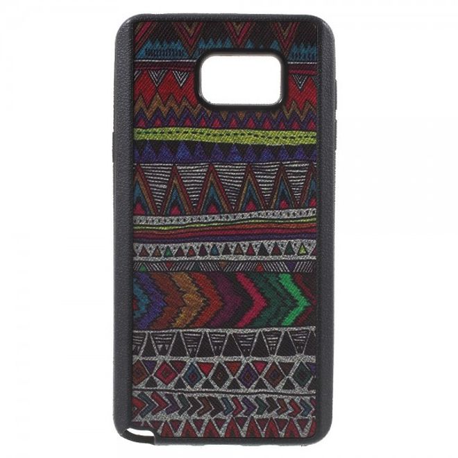 Samsung Galaxy Note 5 Elastisches Plastik Case mit Stammesmuster