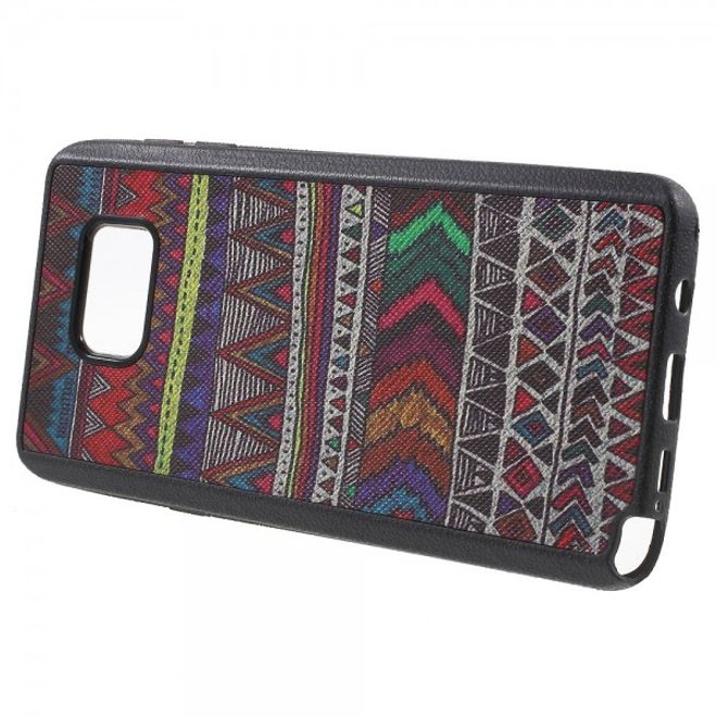 Samsung Galaxy Note 5 Elastisches Plastik Case mit Stammesmuster