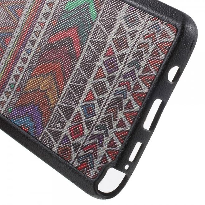 Samsung Galaxy Note 5 Elastisches Plastik Case mit Stammesmuster