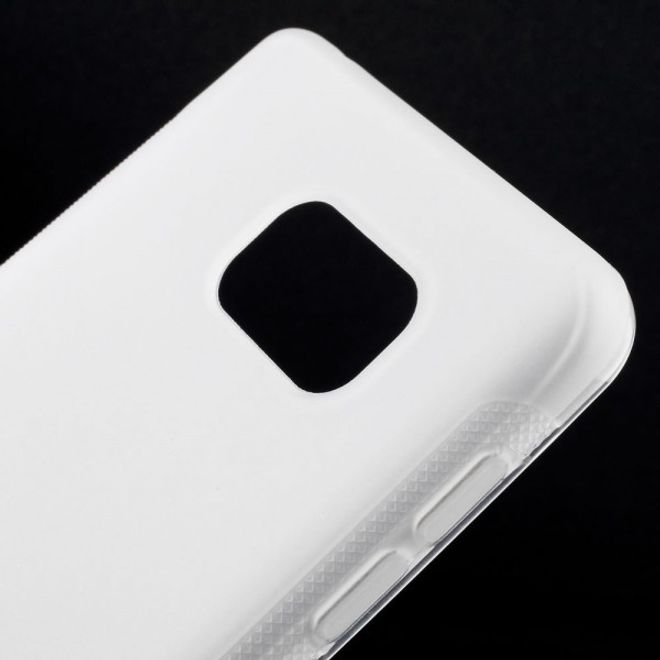 Samsung Galaxy Note 5 Rutschfestes, elastisches Plastik Case - transparent