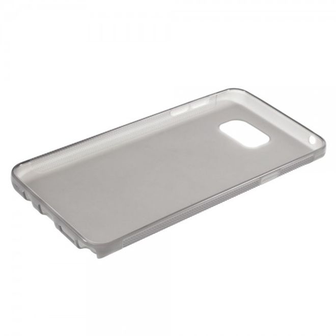 Samsung Galaxy Note 5 Rutschfestes, elastisches Plastik Case - grau