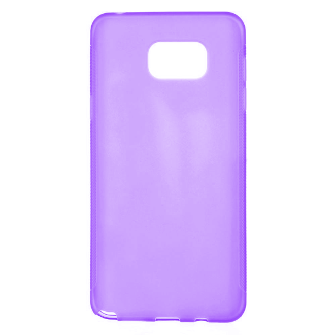 Samsung Galaxy Note 5 Rutschfestes, elastisches Plastik Case - purpur