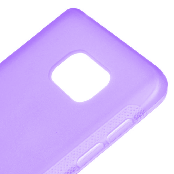 Samsung Galaxy Note 5 Rutschfestes, elastisches Plastik Case - purpur