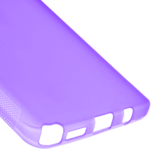 Samsung Galaxy Note 5 Rutschfestes, elastisches Plastik Case - purpur