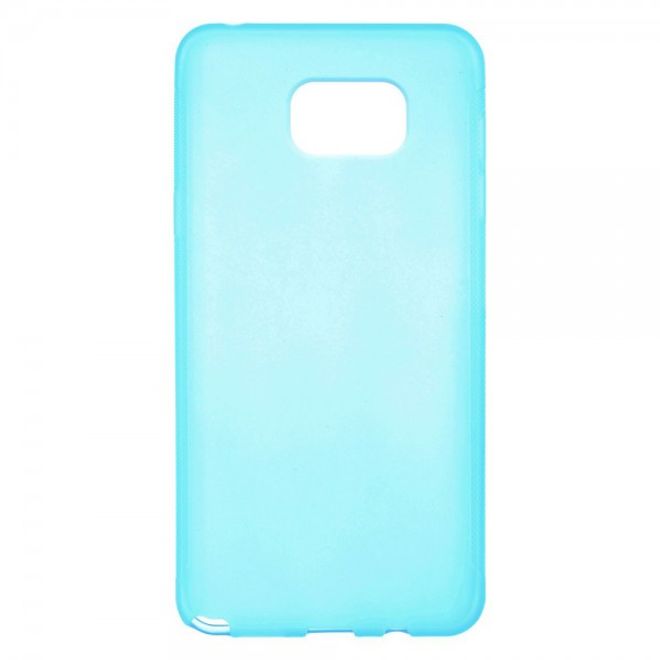Samsung Galaxy Note 5 Rutschfestes, elastisches Plastik Case - blau
