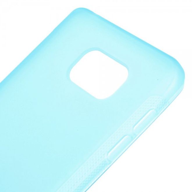 Samsung Galaxy Note 5 Rutschfestes, elastisches Plastik Case - blau