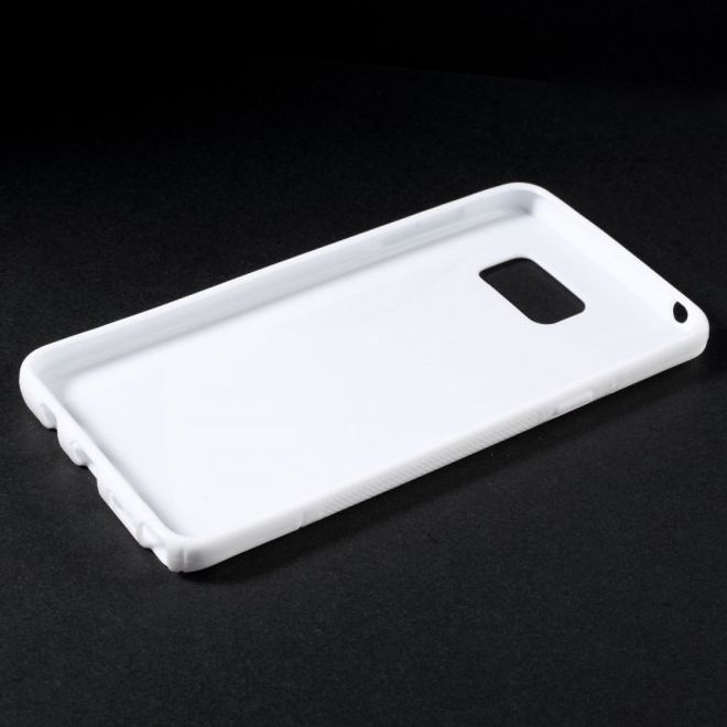 Samsung Galaxy Note 5 Elastisches Plastik Case S-Shape - weiss