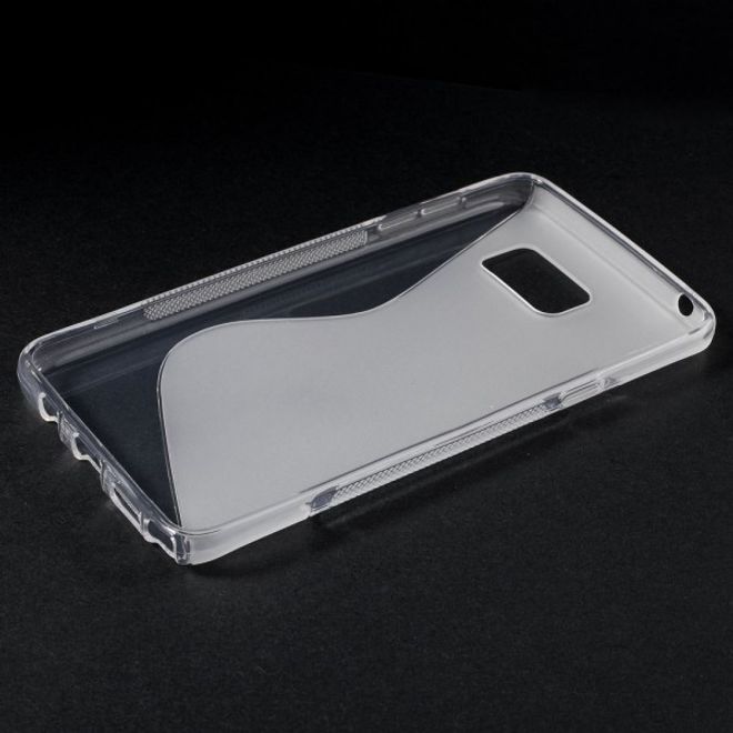 Samsung Galaxy Note 5 Elastisches Plastik Case S-Shape - transparent